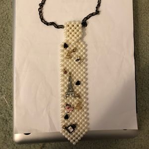 Betsey Johnson Tie Necklace